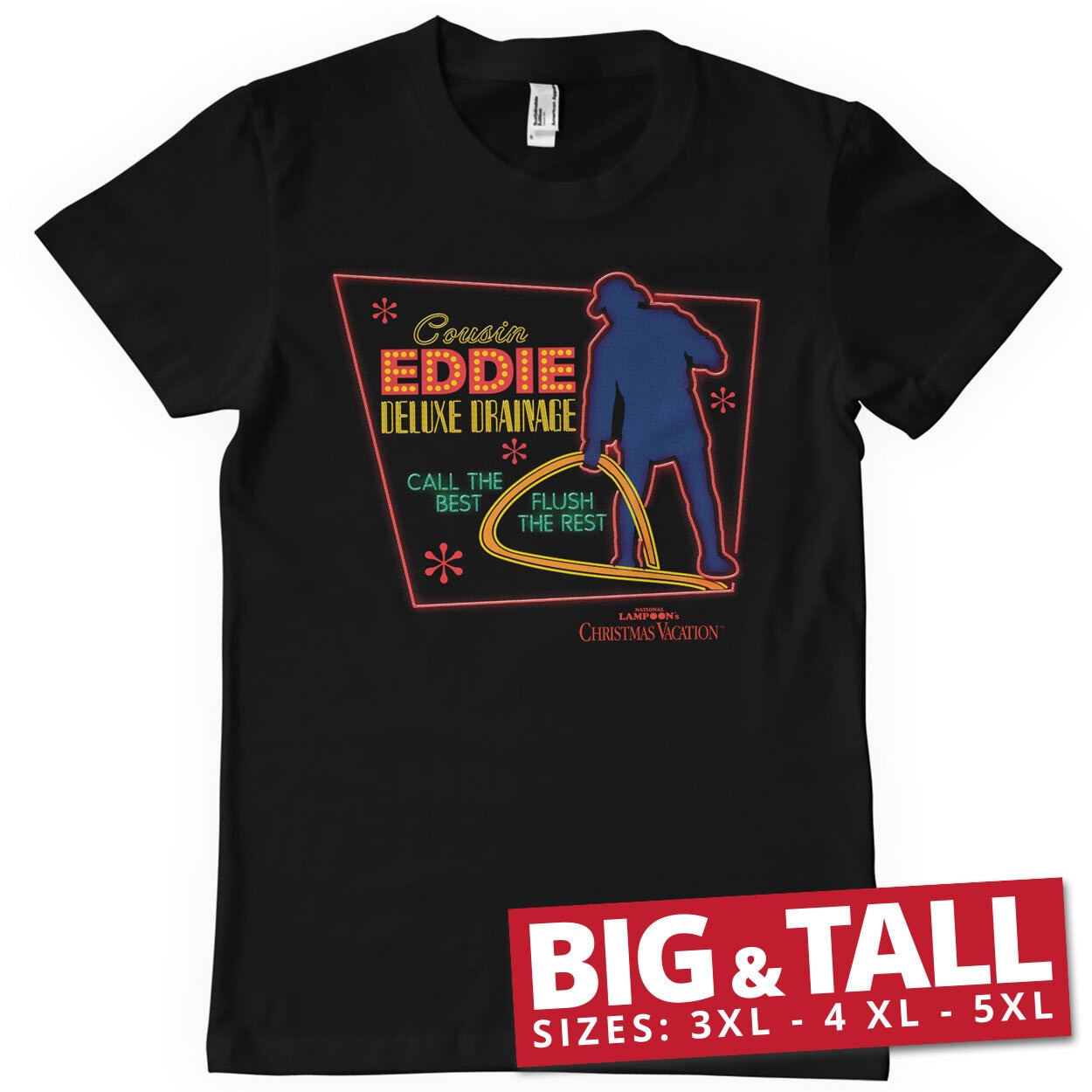 Cousin Eddie Deluxe Drainage Big & Tall T-Shirt