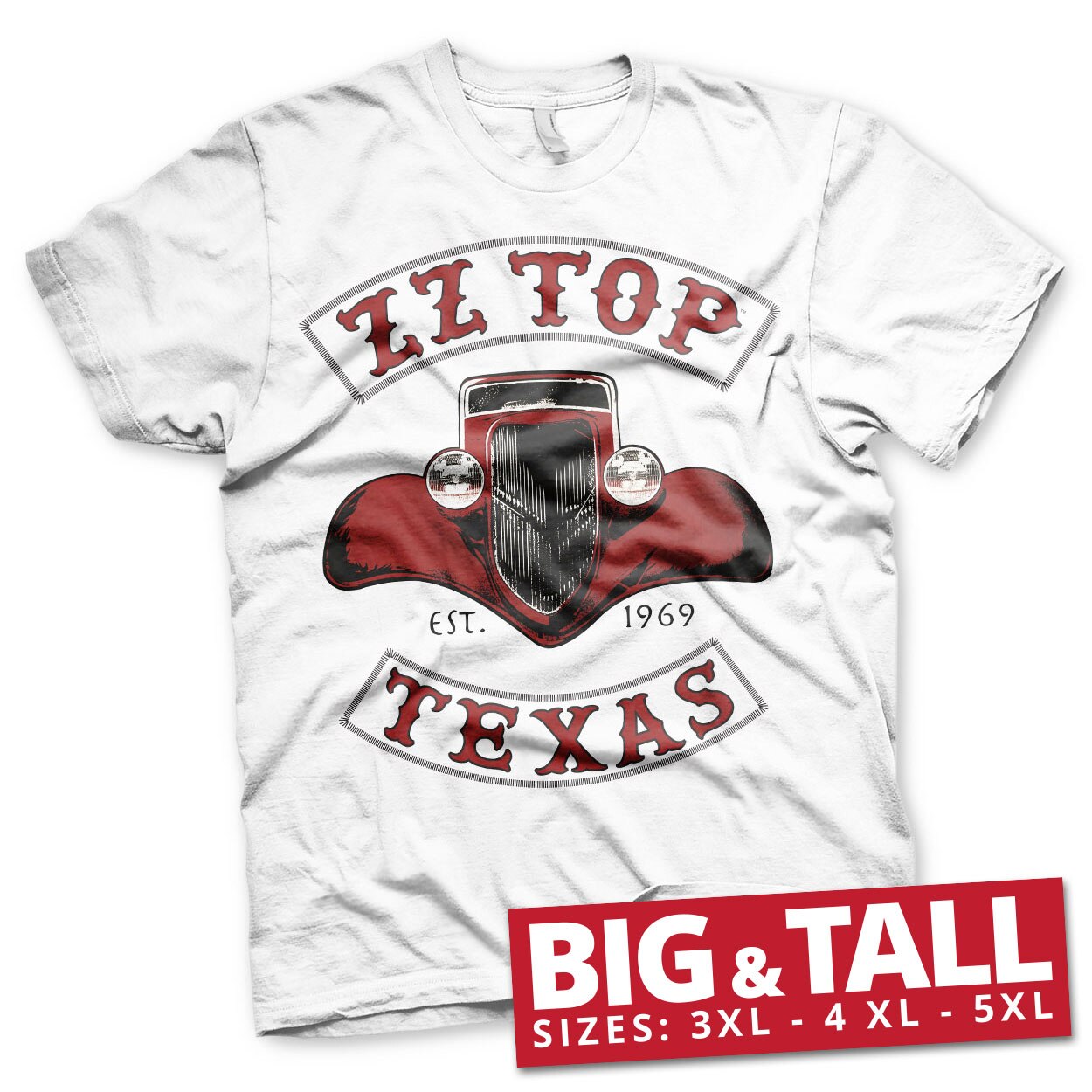 ZZ-Top - Texas 1962 Big & Tall T-Shirt