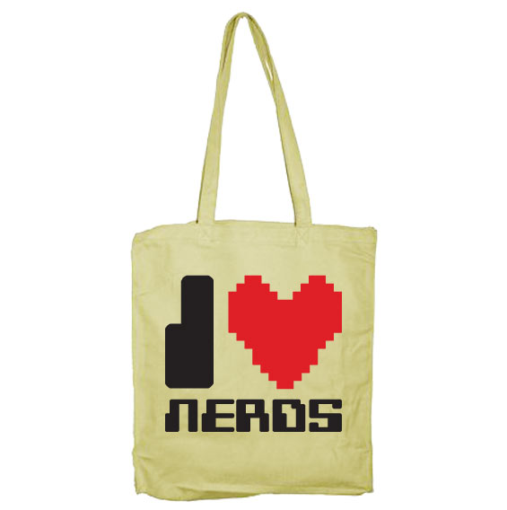 I Love Nerds Tote Bag