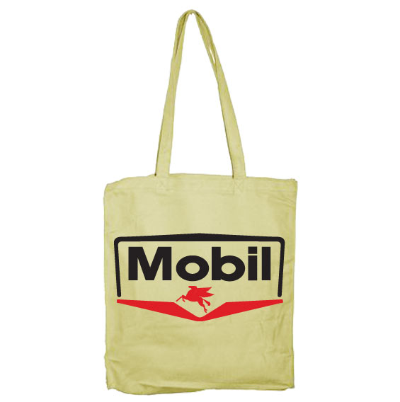 Mobil Logotype Tote Bag
